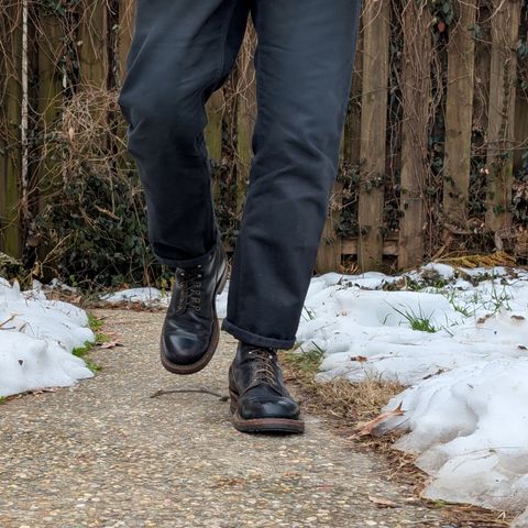 View photo of White's Bounty Hunter in Horween Black Chromexcel