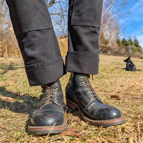 View photo of White's Bounty Hunter in Horween Black Chromexcel