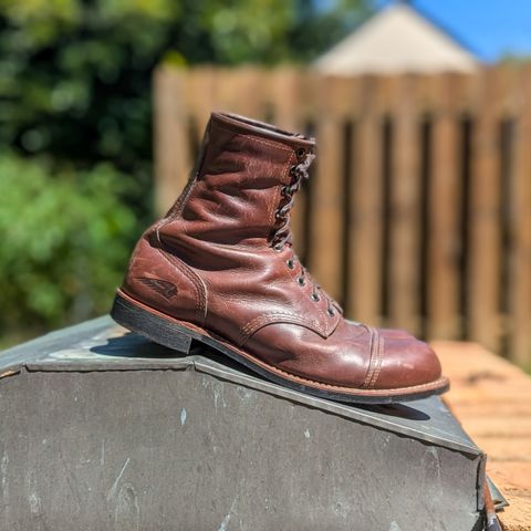 Red Wing x Indian Motorcycle Spirit Lake in S.B. Foot Amber Portage