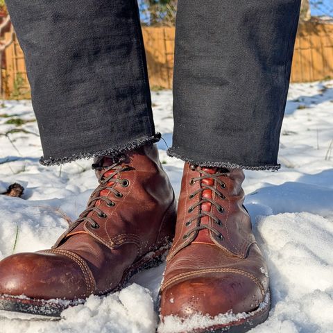 Red Wing x Indian Motorcycle Spirit Lake in S.B. Foot Amber Portage