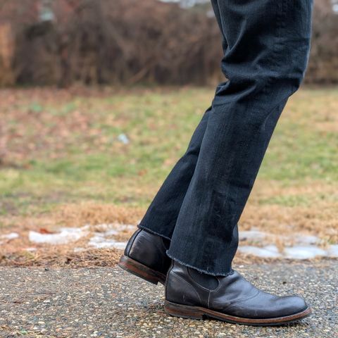 View photo of RRL Congress Boot in Horween Black Chromexcel