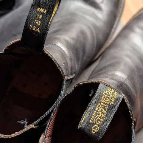 RRL Congress Boot in Horween Black Chromexcel