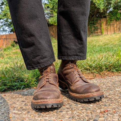 White's Bounty Hunter in Horween Olive Waxed Flesh