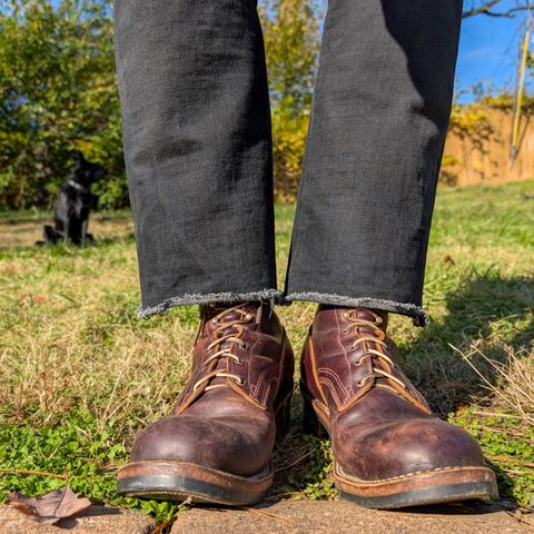 View photo of Frank's Boots Type 1 Commander in Seidel Brown Domain