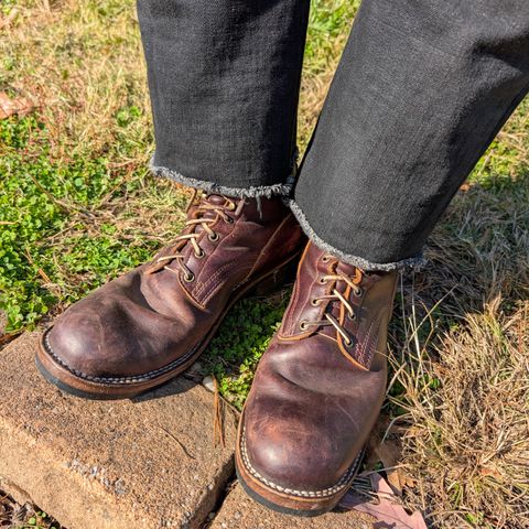 View photo of Frank's Boots Type 1 Commander in Seidel Brown Domain