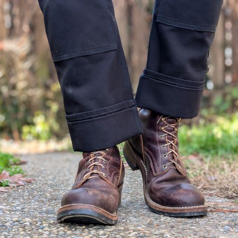 View photo of Frank's Boots Type 1 Commander in Seidel Brown Domain