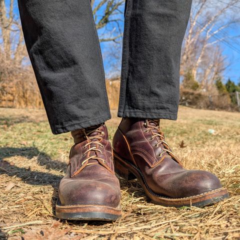 View photo of Frank's Boots Type 1 Commander in Seidel Brown Domain