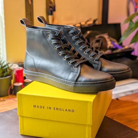 GORAL SMUGS 2.0 in Horween Black Chromexcel