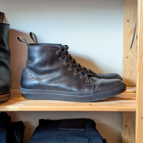 GORAL SMUGS 2.0 in Horween Black Chromexcel