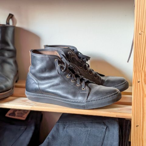 GORAL SMUGS 2.0 in Horween Black Chromexcel