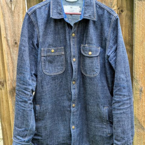 View photo of Rogue Territory Service Shirt in 13.5oz Cryptic Indigo