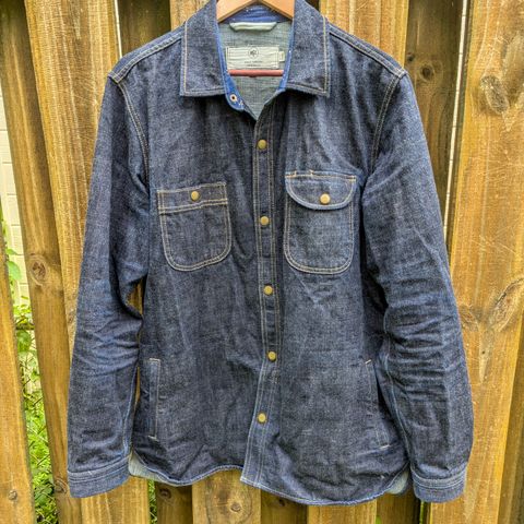 View photo of Rogue Territory Service Shirt in 13.5oz Cryptic Indigo