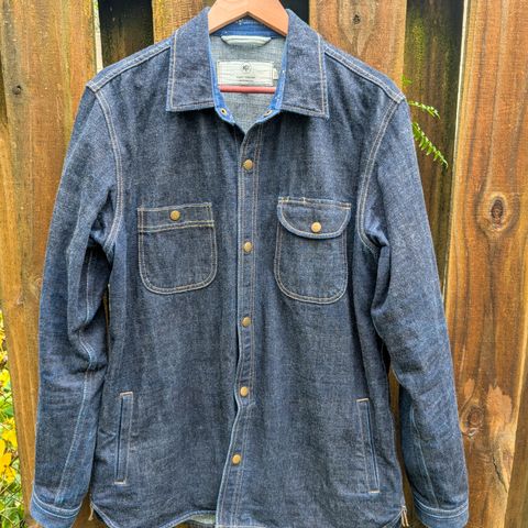 View photo of Rogue Territory Service Shirt in 13.5oz Cryptic Indigo