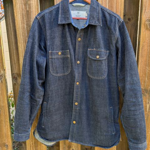 View photo of Rogue Territory Service Shirt in 13.5oz Cryptic Indigo