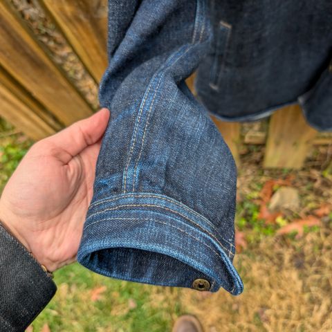 View photo of Rogue Territory Service Shirt in 13.5oz Cryptic Indigo