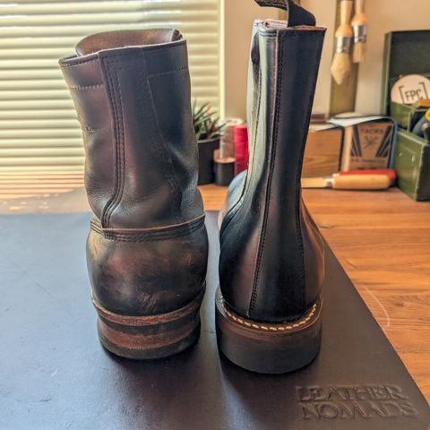 Rolling Dub Trio Casper Boot in Horween Black Chromexcel