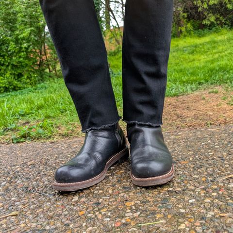 Rolling Dub Trio Casper Boot in Horween Black Chromexcel