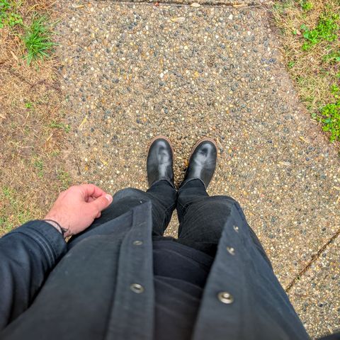 Rolling Dub Trio Casper Boot in Horween Black Chromexcel