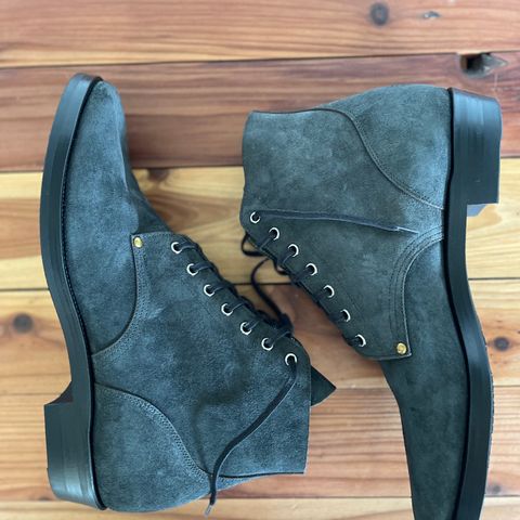 Iron Boots The Great Escape in Black Italy Waxed Bullhide Reverse