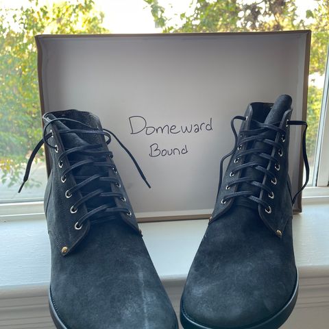 Iron Boots The Great Escape in Black Italy Waxed Bullhide Reverse