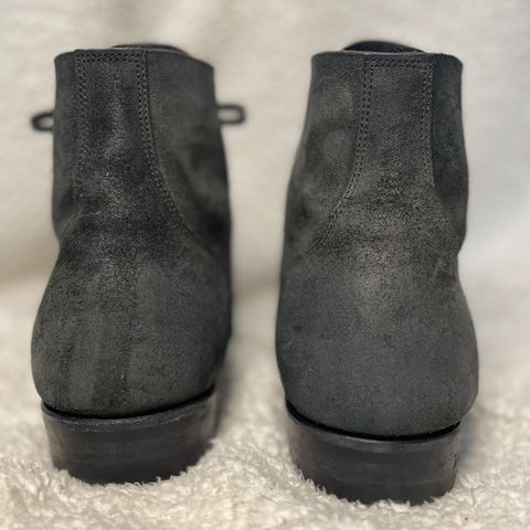 Iron Boots The Great Escape in Black Italy Waxed Bullhide Reverse