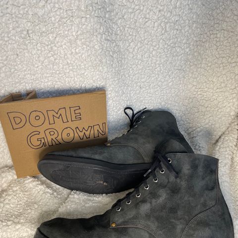Iron Boots The Great Escape in Black Italy Waxed Bullhide Reverse