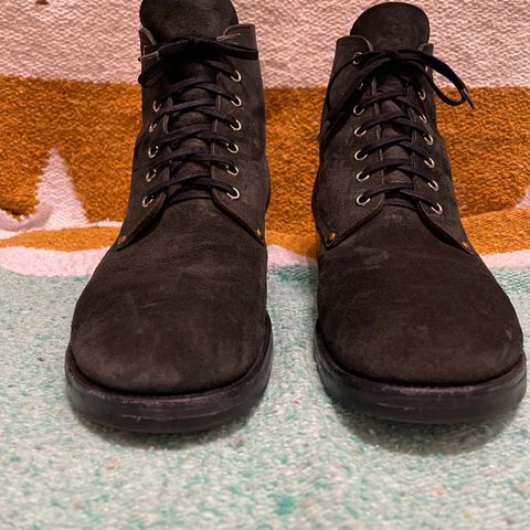 Iron Boots The Great Escape in Black Italy Waxed Bullhide Reverse