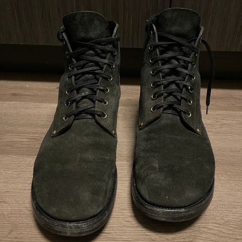 Iron Boots The Great Escape in Black Italy Waxed Bullhide Reverse