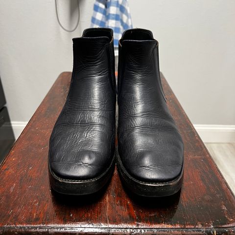 Benzein The Seventh Chelsea Boot in Shinki Purple Latigo Horsehide