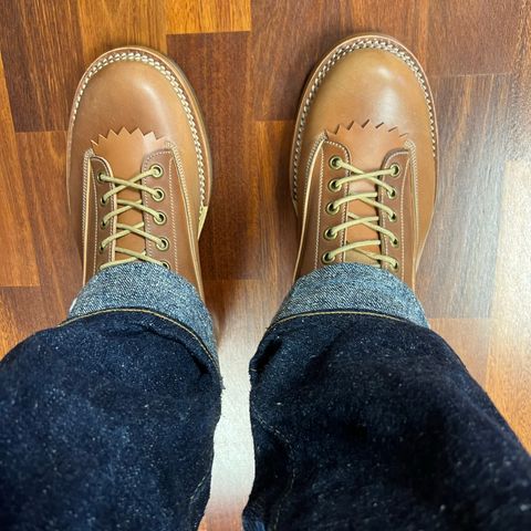Onderhoud LVL01 Derby Boot in Horween Unglazed Natural Shell Cordovan