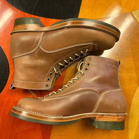 Onderhoud LVL01 Derby Boot in Horween Unglazed Natural Shell Cordovan