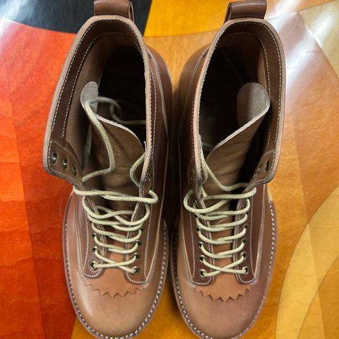 Onderhoud LVL01 Derby Boot in Horween Unglazed Natural Shell Cordovan