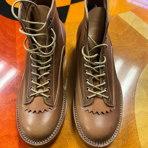 Onderhoud LVL01 Derby Boot in Horween Unglazed Natural Shell Cordovan