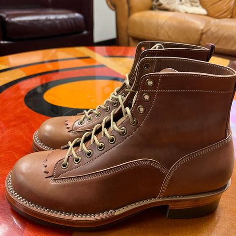Onderhoud LVL01 Derby Boot in Horween Unglazed Natural Shell Cordovan