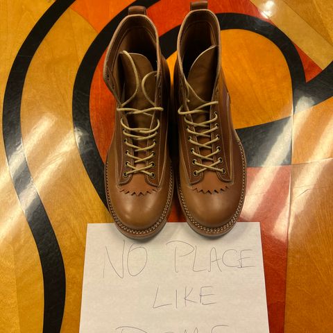 Onderhoud LVL01 Derby Boot in Horween Unglazed Natural Shell Cordovan