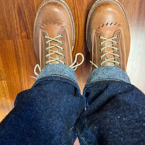 Onderhoud LVL01 Derby Boot in Horween Unglazed Natural Shell Cordovan