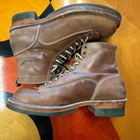 Onderhoud LVL01 Derby Boot in Horween Unglazed Natural Shell Cordovan