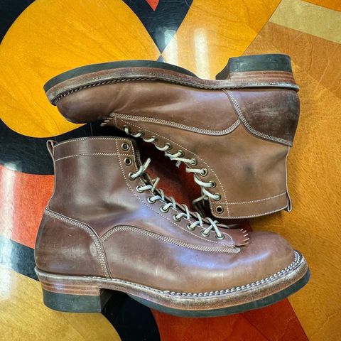 Onderhoud LVL01 Derby Boot in Horween Unglazed Natural Shell Cordovan