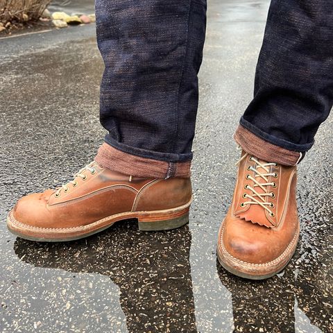 Onderhoud LVL01 Derby Boot in Horween Unglazed Natural Shell Cordovan