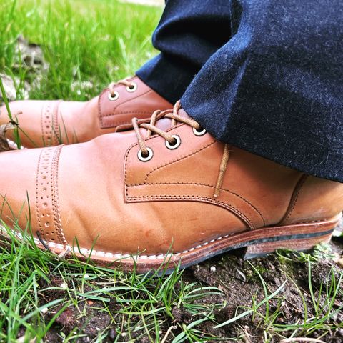 View photo of Junkard in Horween Natural Shell Cordovan