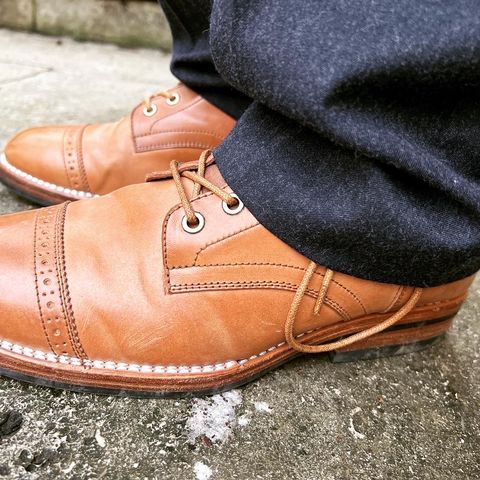 View photo of Junkard in Horween Natural Shell Cordovan