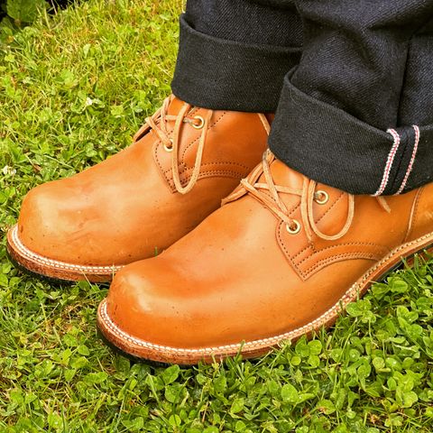 Viberg Service Boot in Maryam Natural Horsebutt