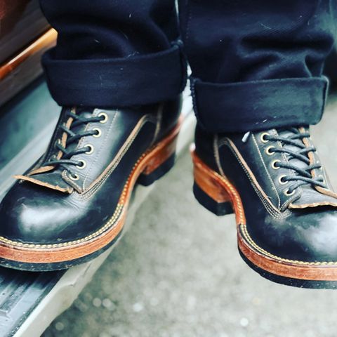 Onderhoud LCV01 Lineman Boot in Horween Black Chromexcel