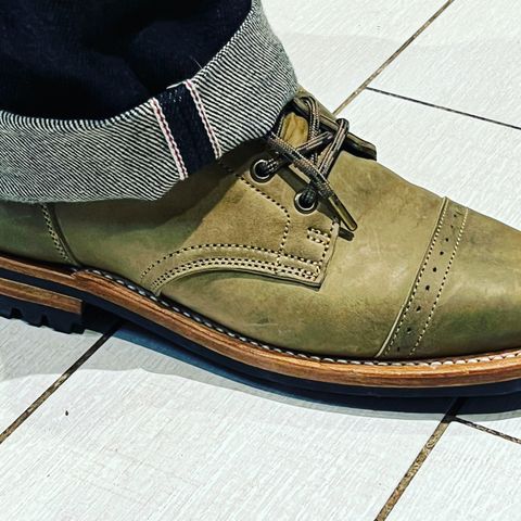 View photo of Truman Service Boot in Maryam Olive Horsebutt