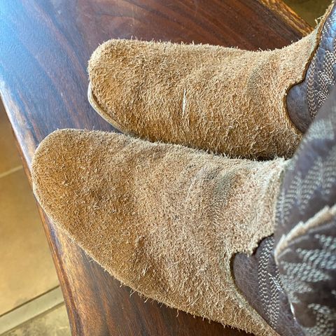 Fenoglio The Weldon in Brown Roughout Cowhide