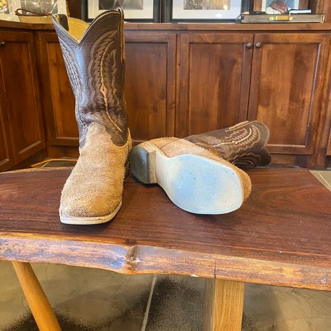 Fenoglio The Weldon in Brown Roughout Cowhide