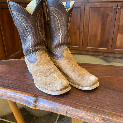 Fenoglio The Weldon in Brown Roughout Cowhide