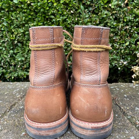 Oak Street Bootmakers Trench Boot in Horween Natural Chromexcel