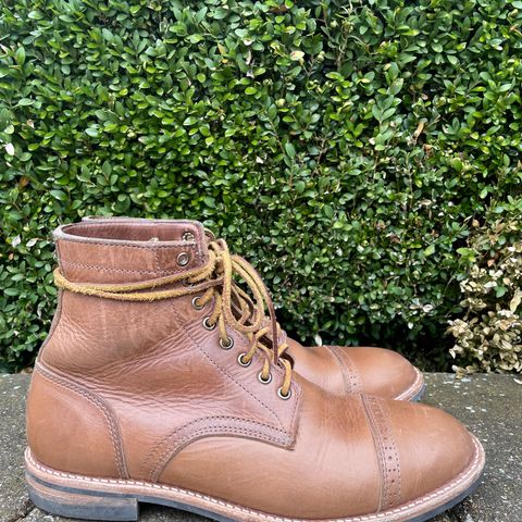 Oak Street Bootmakers Trench Boot in Horween Natural Chromexcel