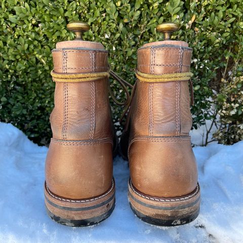 Oak Street Bootmakers Trench Boot in Horween Natural Chromexcel